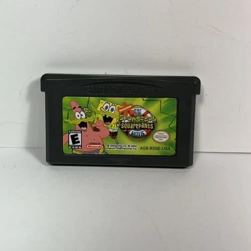 The SpongeBob SquarePants Movie GameBoy Advance GBA Cartridge Only