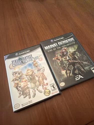 GameCube Games: Final Fantasy Crystal Chronicles CIB, Marvel Nemesis