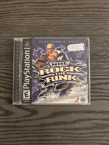 PS1 NHL Rock The Rink Playstation Complete Game Tested