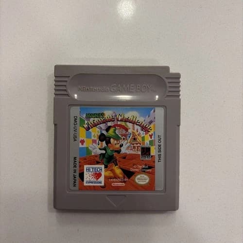 Mickey's Ultimate Challenge (Game Boy, 1994) Authentic, Tested, Good Condition