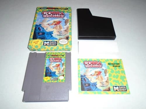 Cobra Command by Data East ☆☆ Authentic CIB Complete Nintendo NES game