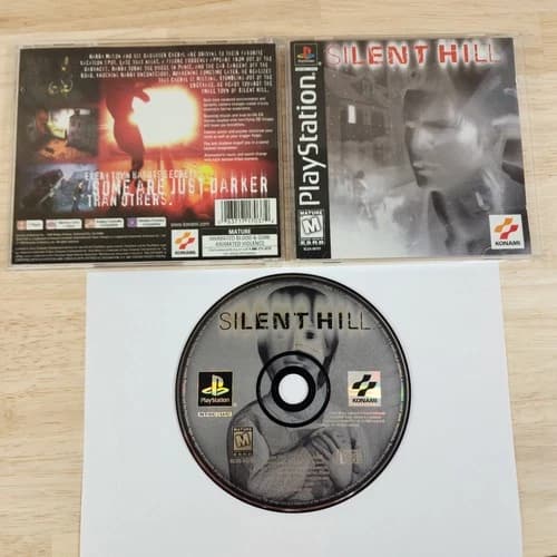 Silent Hill PS1 PlayStation 1 Complete CIB Black Label Registration Card Tested