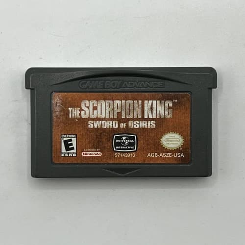 Nintendo Game Boy Advance The Scorpion King Sword Of Osiris Tested Working 2002