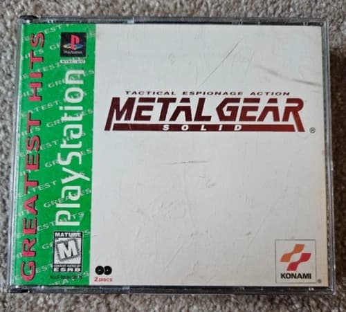 Metal Gear Solid Greatest Hits (Sony PlayStation 1, 1999) Complete and Tested