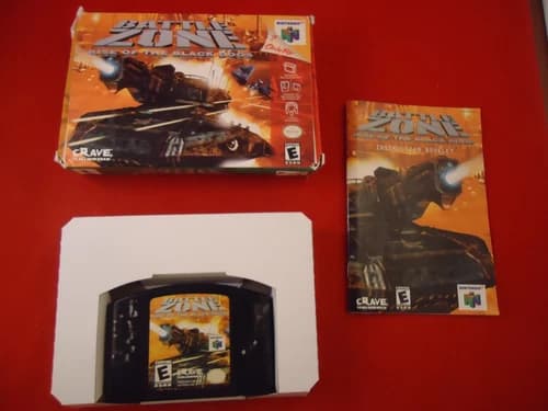 Battlezone: Rise of the Black Dogs (Nintendo 64, 2000) N64 COMPLETE w/ Box #H1