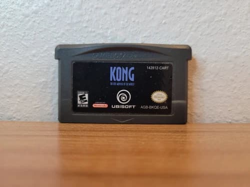 GAMEBOY ADVANCE GBA KONG THE 8TH WONDER OF THE WORLD AUTHENTIC TESTED WORKING