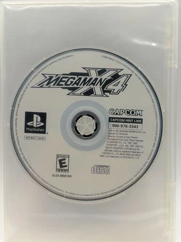 Mega Man X4 (Sony PlayStation 1 PS1) Disc Only Tested