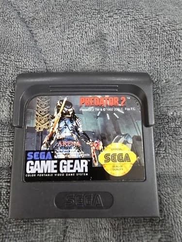 Predator 2 Sega Game Gear Cartridge Authentic