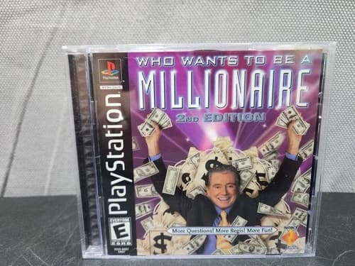 Who Wants To Be A Millionaire 2nd Edition PS1 CIB W/ Manual - PlayStation