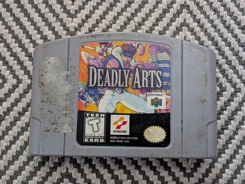 Deadly Arts (Nintendo 64) N64 Cartridge only