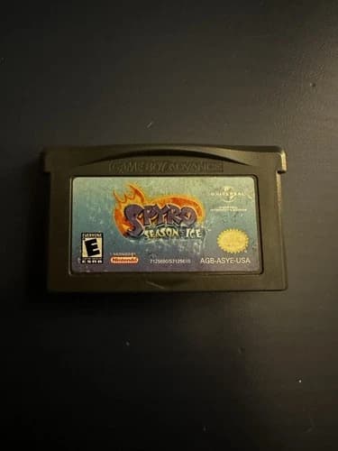 Spyro: Season of Ice (Nintendo Game Boy Advance 2001) Authentic & Tested