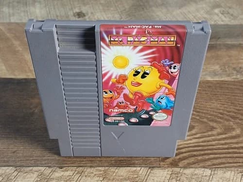 Ms. Pac-Man Namco (Nintendo NES, 1993) Game Only - Tested
