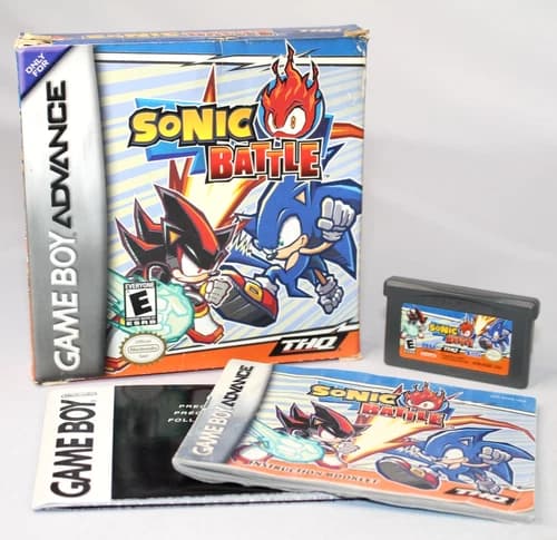 Sonic Battle GBA Game Boy Advance Complete CIB Authentic! Good Condition! RARE!