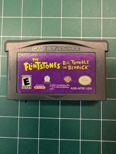 The Flintstones Big Trouble in Bedrock - Nintendo Game Boy Advance