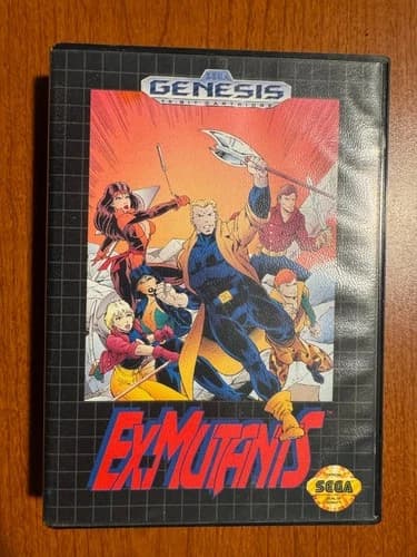 EX-MUTANTS Sega Genesis CIB Complete W/ Manual Tested Authentic Clean!