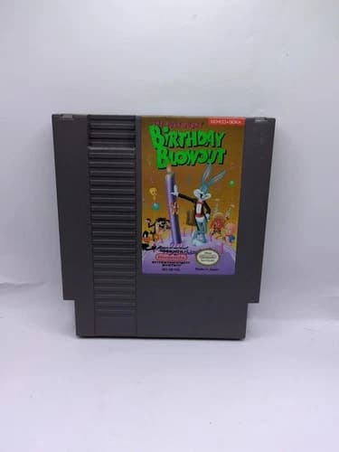 Bugs Bunny Birthday Blowout (Nintendo NES) Authentic Cleaned Tested Work