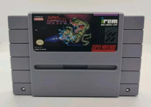 Super R-Type (Super Nintendo SNES, 1991) SNES - Game Cartridge Only Tested