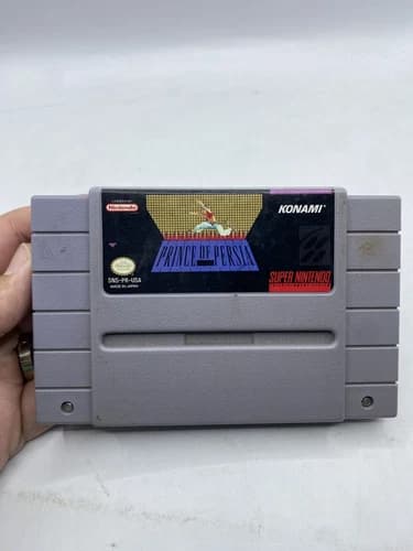 Prince of Persia Super Nintendo Entertainment System 1992 SNES Authentic Tested