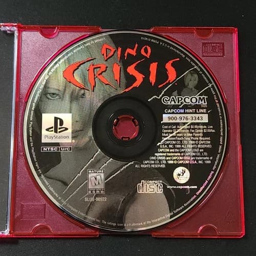 Dino Crisis Capcom | Sony PlayStation 1 (PS1) Disc Only