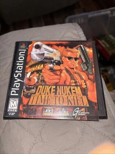 Duke Nukem: Time to Kill Black Label Sony Playstation 1 PS1 #jason