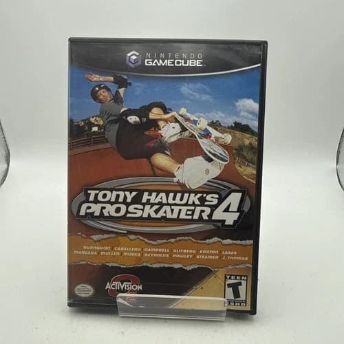 Tony Hawk's Pro Skater 4 (Nintendo GameCube, 2004) COMPLETE CIB - Free Shipping
