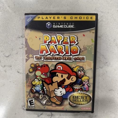 Paper Mario: The Thousand-Year Door Nintendo GameCube, 2004 Tested & Working