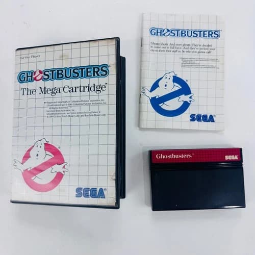 Ghostbusters - Sega Master System, 1987 Complete in Box CIB FREE SHIP!