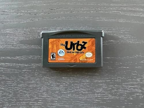 Urbz: Sims in the City (Nintendo Game Boy Advance, 2004) GBA Cartridge TESTED