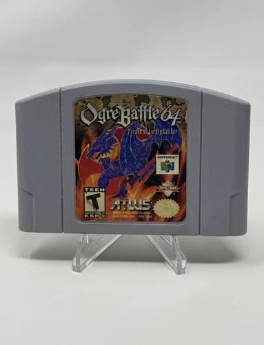 Ogre Battle 64 Person of Lordly Caliber N64 Nintendo 64 Authentic Cleaned Tested