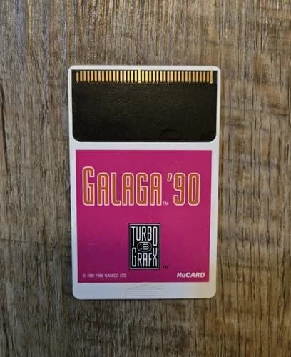 GALAGA ’90 (Turbo Grafx 16, 1989) Hu Card Cartridge Only Tested Works
