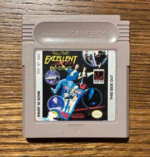 Bill and Ted's Excellent Adventure Nintendo Game Boy Game