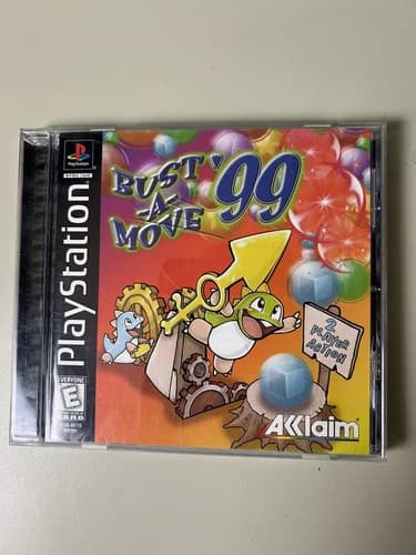Bust-A-Move '99 (Sony PlayStation 1, 1999) PS1 Complete Black Label CIB