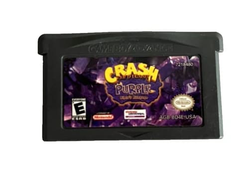 Crash Bandicoot Purple: Ripto's Rampage (Nintendo Game Boy Advance 2004) Tested!