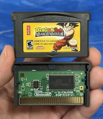 Dragon Ball Advanced Adventure Nintendo GameBoy Authentic Tested Saves GBA