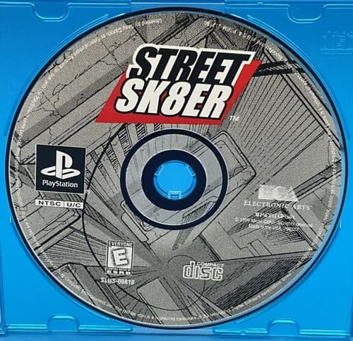 SONY Playstation One PS1 Street SK8ER 1999 TESTED Disc Only Fast Free Shipping!