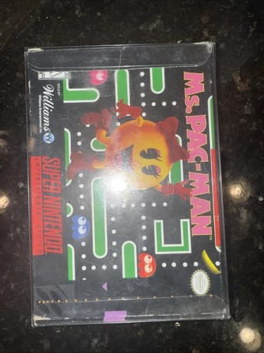 Ms. Pac-Man (Super Nintendo Entertainment System) SNES Complete w/ Manual CIB