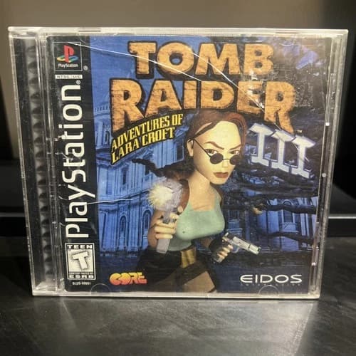 Tomb Raider 3 III: Adventures of Lara Croft PS1 Sony PlayStation 1 CIB Tested