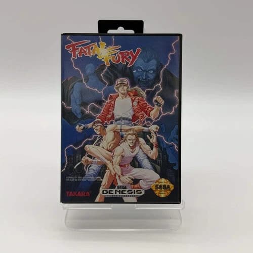 Sega Genesis Fatal Fury Video Game - Tested Works Great