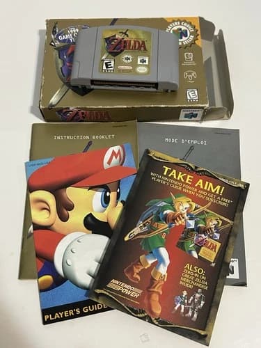 Legend of Zelda: Ocarina of Time (Nintendo 64, 1998) N64 CIB Players Choice Test