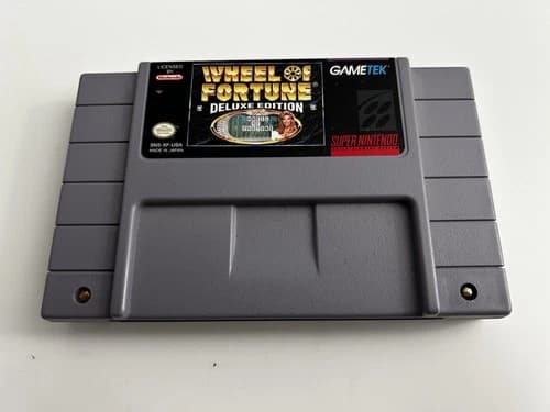 Wheel Of Fortune - Deluxe Edition (Super Nintendo entertainment System Snes)