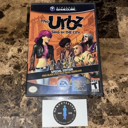 The Urbz: Sims in the City (Nintendo GameCube, 2004) Tested and Working