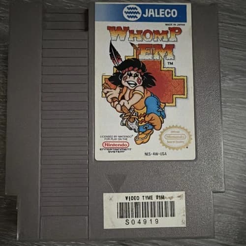 Jaleco Whomp 'Em Nintendo NES Game NTSC-U/C (US/Canada)