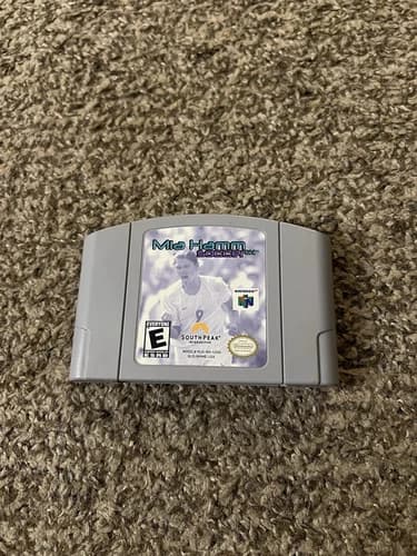 Mia Hamm Soccer 64 (Nintendo 64, 2000) N64 Authentic Cleaned Tested Retro Game