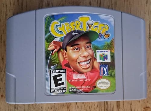 CyberTiger Nintendo 64 N64, 1999 Cartridge Only Tested!