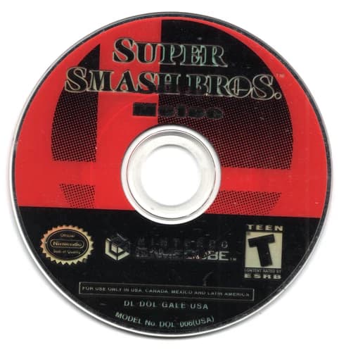 Super Smash Bros Melee Nintendo Gamecube Disc Only Tested Working With Scratches