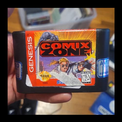 SEGA Comix Zone Sega Genesis Video Game Cartridge KA-Rated