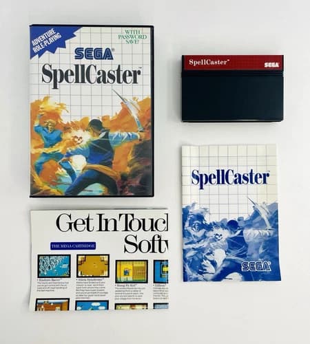 SpellCaster (1989) - Sega Master System - CIB - Not Tested