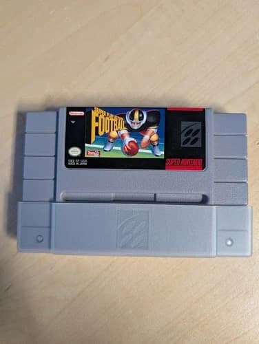 Super Play Action Football (Super Nintendo SNES, 1992) Cartridge ONLY Tested