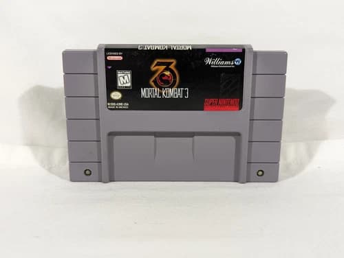 Mortal Kombat 3 SNS-A3ME-USA Super Nintendo SNES Cart Only Tested