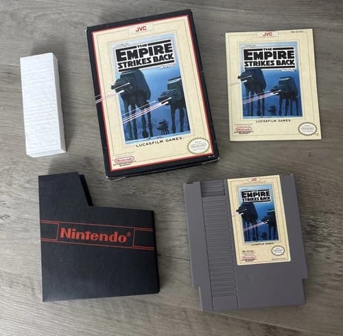 Star Wars: The Empire Strikes Back (Nintendo NES, 1992) CIB, Complete w/Box 💥